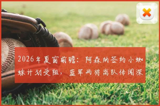 2026年夏窗前瞻：阿森纳签约小蜘蛛计划受阻，蓝军两将离队传闻深度分析